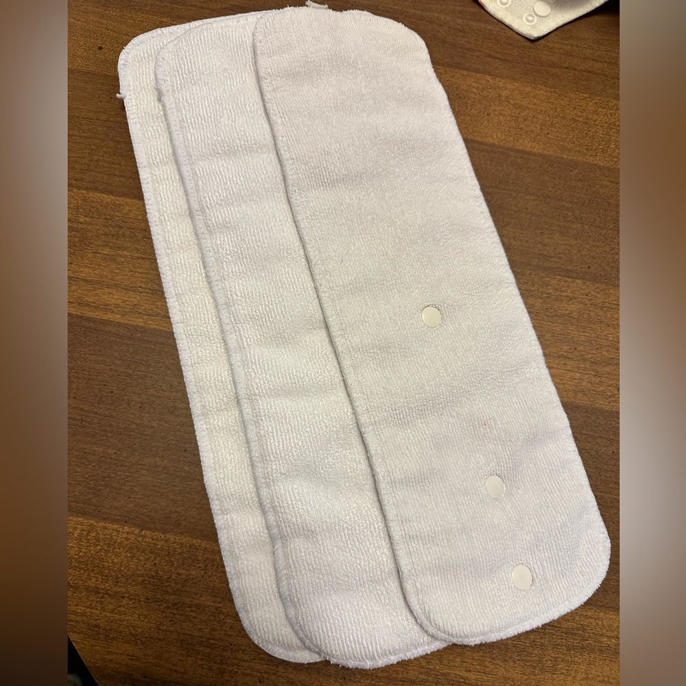 Bundle of 3 diaper inserts